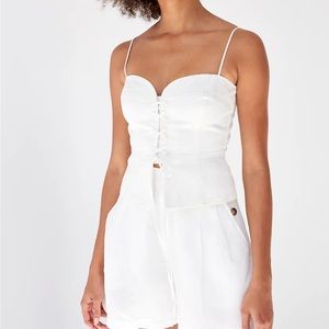 Aritzia Wilfred Loiret Corset Size Medium *** BLACK